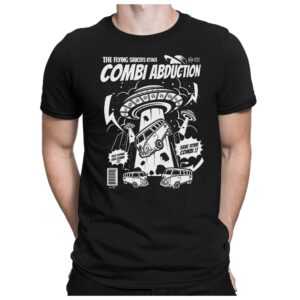 Combi Abduction - Herren Fun T-Shirt Bedruckt Small Bis 4xl Papayana