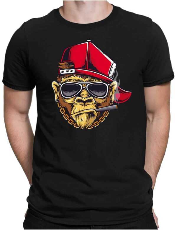 Cool Ape - Herren Fun T-Shirt Bedruckt Small Bis 4xl Papayana