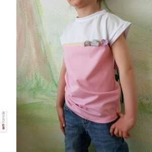Cooles T-Shirt Ohne Broschen Aus Baumwolljersey Jersey Mädchen Kind Kleidung