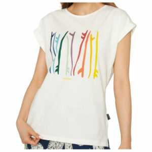 DEDICATED - Women's T-Shirt Visby Color Surfboards - T-Shirt Gr S weiß/beige