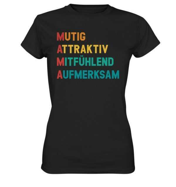 Damen Premium Shirt Muttertagsgeschenk Muttertag Geschenk Mutter Beste Mama T-Shirt T-Shirt