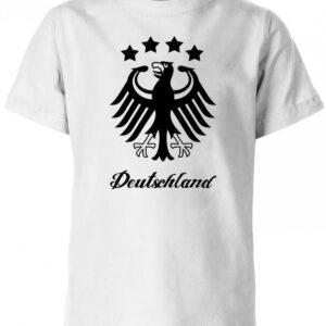 Deutschland Adler 4 Sterne - Wm Gold Fan Kinder T-Shirt