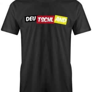 Deutschland - Bauklotz Wm Em Herren T-Shirt
