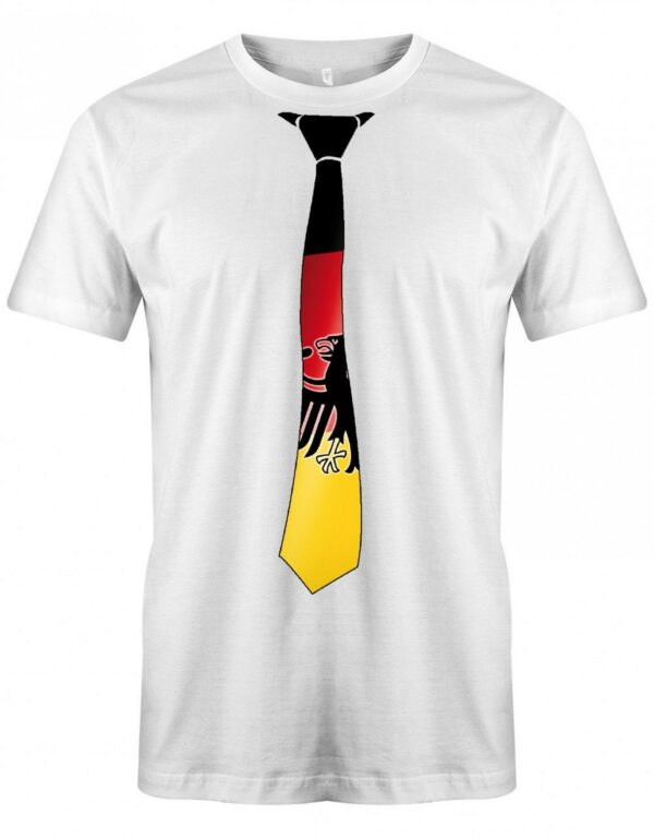 Deutschland Krawatte - Em Wm Fan Herren T-Shirt