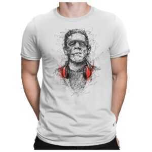 Dj Frankenstein - Herren Fun T-Shirt Bedruckt Small Bis 4xl Papayana