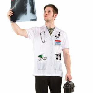 Doktor Feel Good Fun-Shirt Bedrucktes Spaß T-Shirt eines Arzt Kittels XL