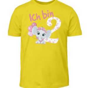 Elefant Geburtstagsshirt Kinder 2. Geburtstag Mädchen 2 Jahre T-Shirt Geschenk
