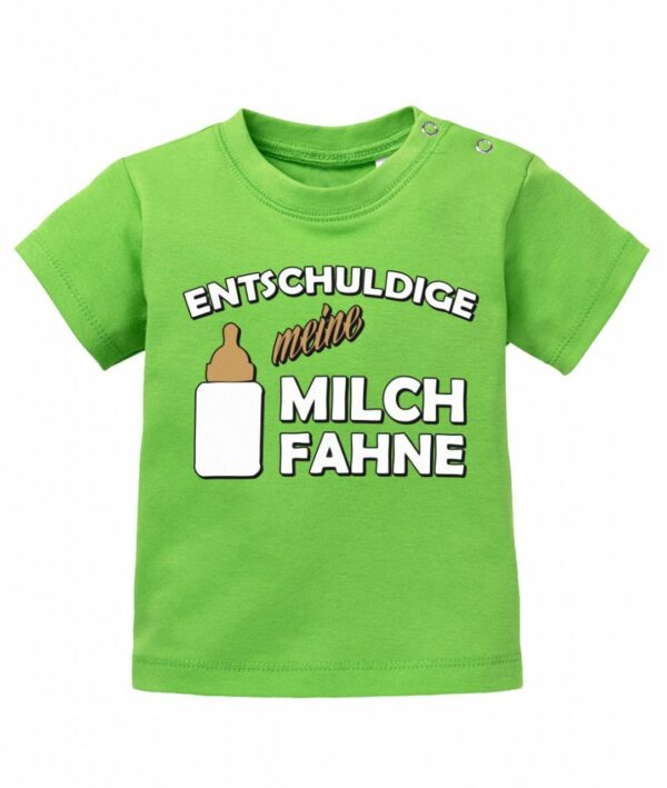 Entschuldige Meine Milchfahne - Lustig Baby T-Shirt