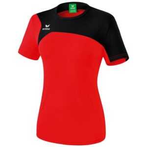 Erima Club 1900 2.0 T-Shirt Damen rot/schwarz 1080701 Gr. 36