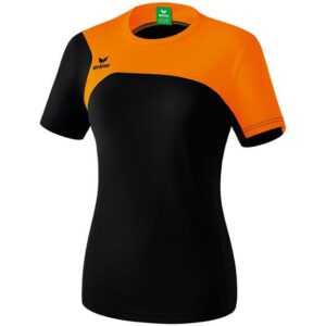 Erima Club 1900 2.0 T-Shirt Damen schwarz/orange 1080708 Gr. 46