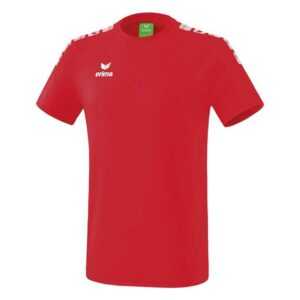 Erima Essential 5-C T-Shirt Erwachsene rot/weiß 2081933 Gr. M