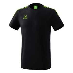 Erima Essential 5-C T-Shirt Erwachsene schwarz/green gecko 2081939...