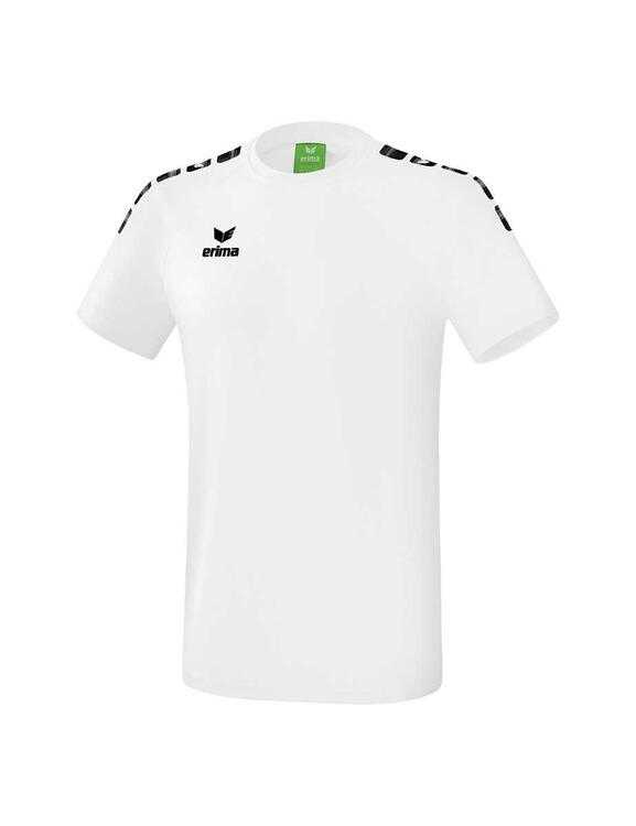 Erima Essential 5-C T-Shirt Erwachsene weiß/schwarz 2081935 Gr. M