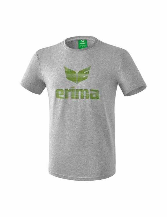 Erima Essential T-Shirt hellgrau melange/twist of lime 2081803...
