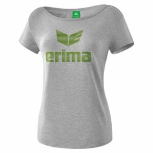 Erima Essential T-Shirt hellgrau melange/twist of lime 2081809...