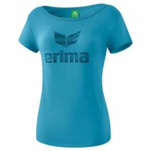 Erima Essential T-Shirt niagara/ink blue 2081807 Damen Gr. 40
