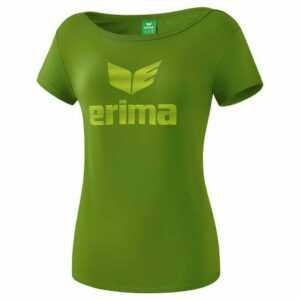 Erima Essential T-Shirt twist of lime/lime pop 2081808 Damen Gr. 36