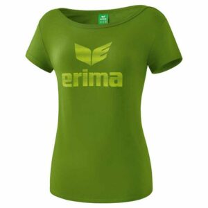 Erima Essential T-Shirt twist of lime/lime pop 2081808 Damen Gr. 40