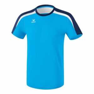 Erima Liga 2.0 T-Shirt curacao/new navy/weiß 1081826 Erwachsene Gr. S