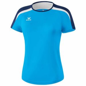 Erima Liga 2.0 T-Shirt curacao/new navy/weiß 1081836 Damen Gr. 36