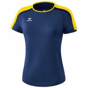 Erima Liga 2.0 T-Shirt new navy/gelb/dark navy 1081835 Damen Gr. 40