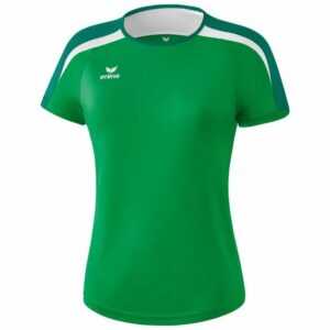 Erima Liga 2.0 T-Shirt smaragd/evergreen/weiß 1081833 Damen Gr. 42