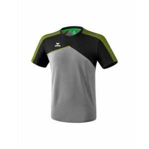 Erima Premium One 2.0 T-Shirt grau melange/schwarz/lime pop 1081806...