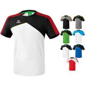 Erima Premium One 2.0 T-Shirt rot/weiß/schwarz 1081810 Damen Gr. 34
