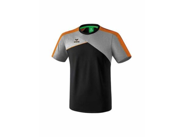 Erima Premium One 2.0 T-Shirt schwarz/grau melange/neon orange...