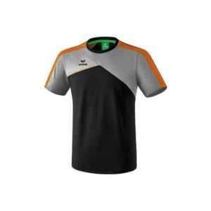 Erima Premium One 2.0 T-Shirt schwarz/grau melange/neon orange...