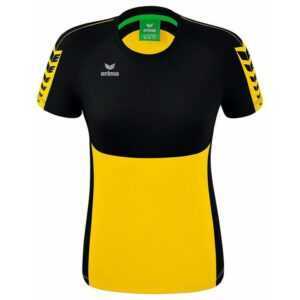 Erima Six Wings T-Shirt 1082205 gelb/schwarz 34