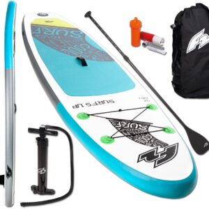 F2 Inflatable SUP-Board F2 Surf's Up Kids, (Set, 5 tlg.), Stand Up Paddling