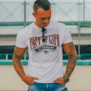 Fact of Life Herren T-Shirt Kurzarmshirt Tattoo