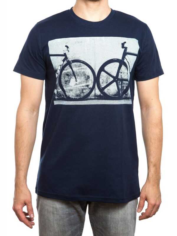 Fairtrade T-Shirt Aus Biobaumwolle, Fahrrad Fixedbike