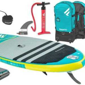 Fanatic Fly Air Premium 10.4 SET Windsurf Paddle Board Surfboard Pure Paddel ...