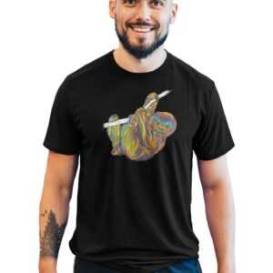 Faultier T-Shirt Herren Lustige Grafik Tier Natur Tshirt Mann Geschenk Geburstag Bunter Druck