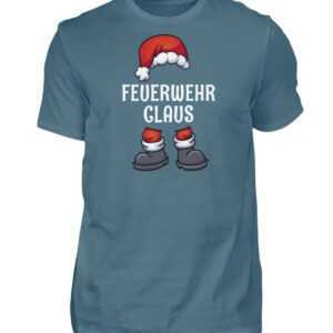 Feuerwehr Claus Partnerlook Familien Outfit Männer Weihnachten T-Shirt