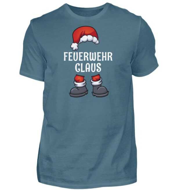 Feuerwehr Claus Partnerlook Familien Outfit Männer Weihnachten T-Shirt