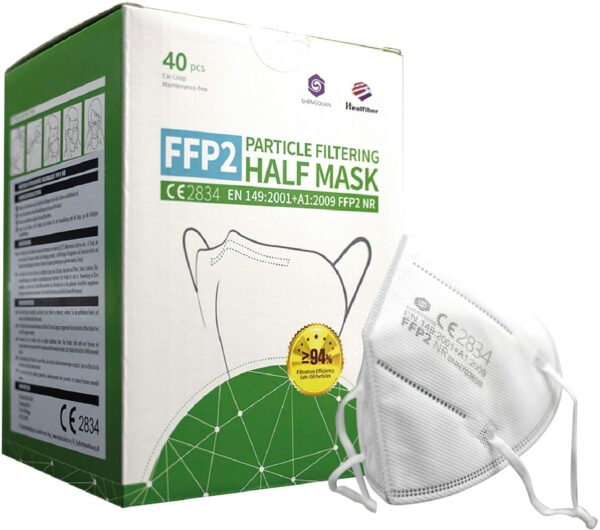 Filtrierende Halbmasken FFP2, (Packung, 40 St.)