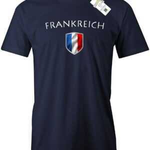 Frankreich - Fan T-Shirt Em Wm Wappen France Herren