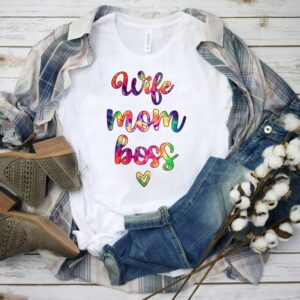 Frau Mama Boss Shirt, Muttertagsgeschenk, Mutter Und Tante T-Shirt, Geschenk Von Mann, Geschenke Für Muttertag, Mama
