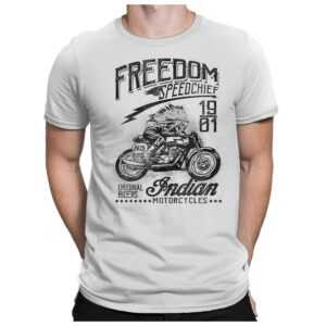 Freedom Speedchief - Herren Fun T-Shirt Bedruckt Small Bis 4xl Papayana
