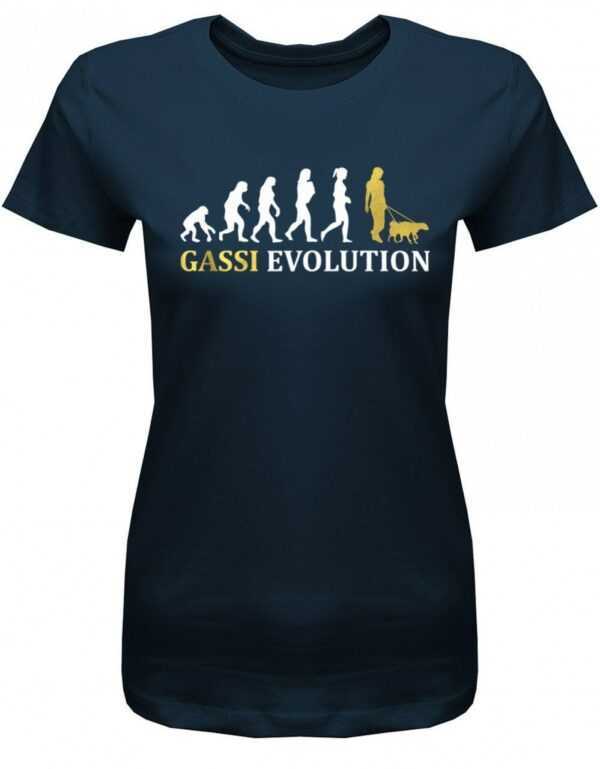 Gassi Evolution - Tierliebhaber Hundebesitzer Damen T-Shirt