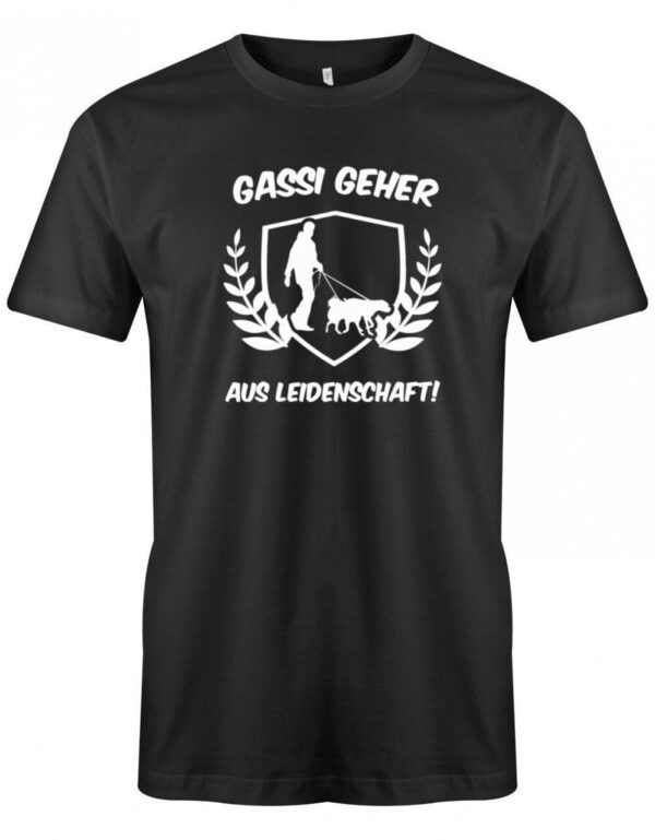 Gassi Geher Aus Leidenschaft Hunde Herren T-Shirt