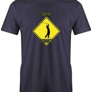 Golfer Crossing - Golf Herren T-Shirt
