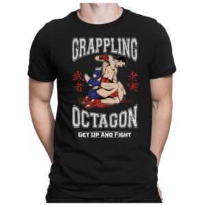 Grappling Octagon - Herren Fun T-Shirt Bedruckt Small Bis 4xl Papayana