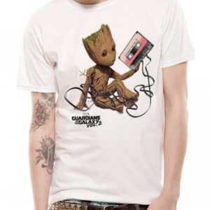 Groot mit Kassette T-Shirt Guardians of the Galaxy 2 ➔ M
