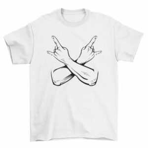 Herren T-Shirt -Rock it in weiss L (50)
