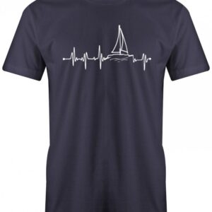 Herzschlag Segler - Segeln Herren T-Shirt