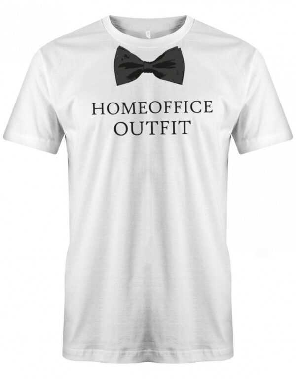 Homeoffice Outfit Fliege Lockdown Herren T-Shirt